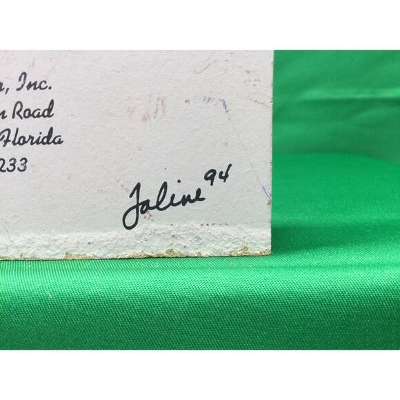 The Cats Meow 1994 Punta Gorda Depot Florida Wooden Shelf Sitter - Picture 3 of 4